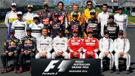 pilotos f1 2016.